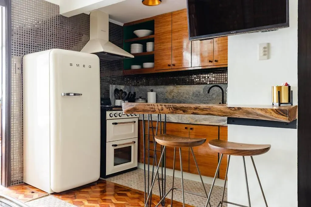 Poblacion, Makati Mid-Century Modern Zentopia Smeg Apartment Manila