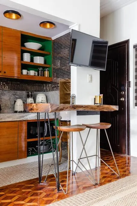 Poblacion, Makati Mid-Century Modern Zentopia Smeg Apartment Manila